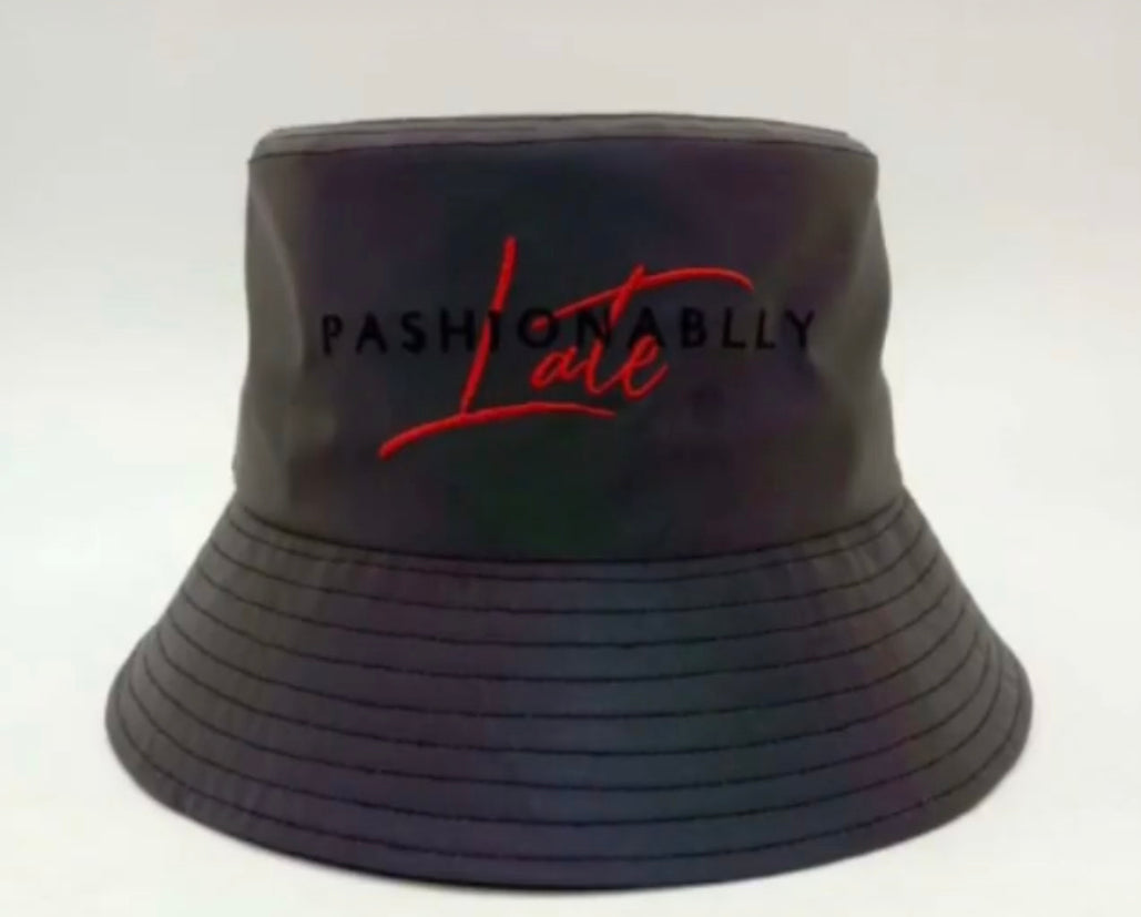 Unisex Reflective Rainbow Bucket Hat
